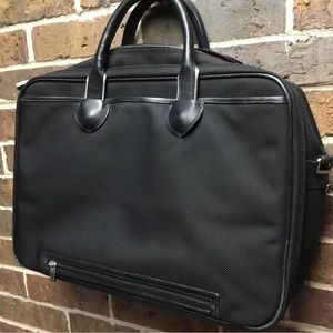 TUMI LXT  Leather  and Ballistic  16”Nylon Laptop Computer Bag Briefcase